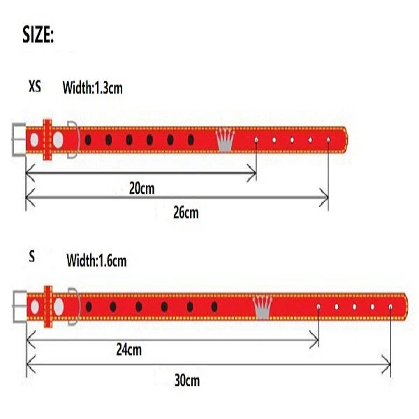 Handmade Red and Pink Bow Calf Leather Dog Collar with Rhinestone for Small Pets - Image 7