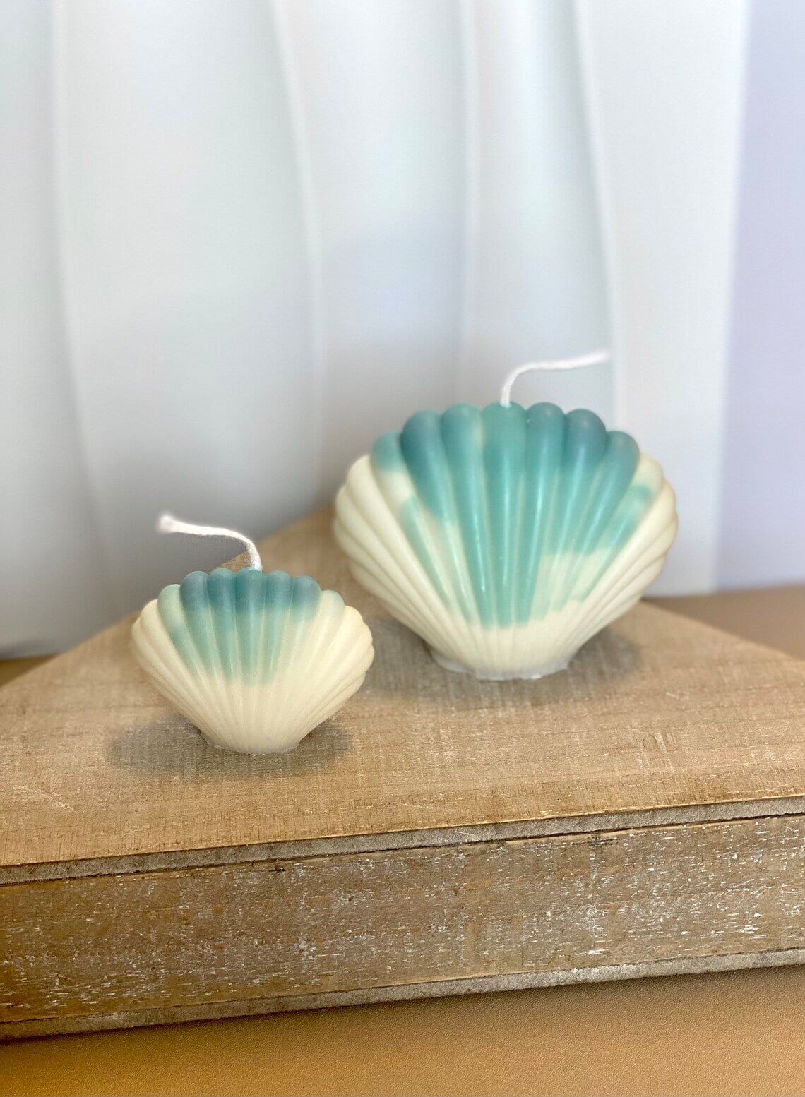 Handmade Soy Wax Shell Candles - Unique Eco-Friendly Decor with Soy Wax Shell Handmade Candles - Image 2