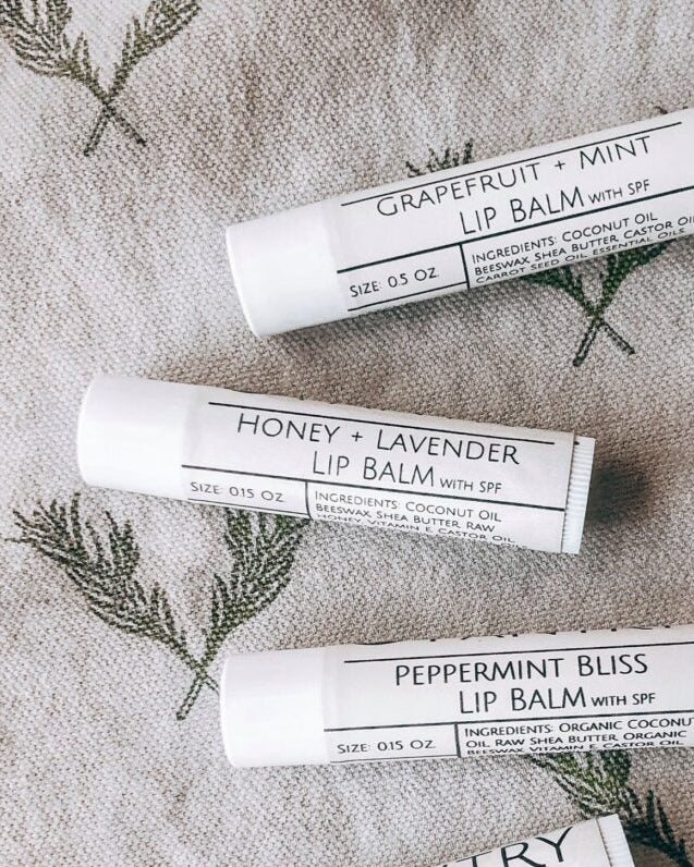 Handpoured Lip Balm w/ SPF 15 | Clean, natural, dry lip balm - Image 2