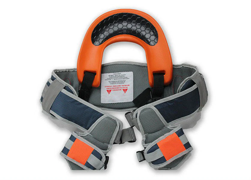 Hands-Free Shoulder Carrier with Ankle Straps and Cushioned Hip Seat Nylon Child Strap Rider travel back frame infant saddle - Image 5