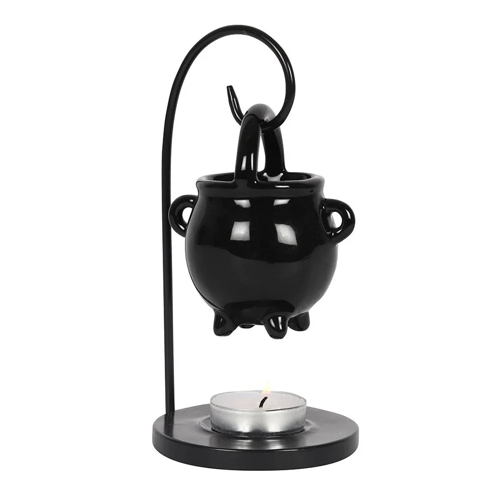 Hanging Cauldron Halloween Oil Burner - Image 2