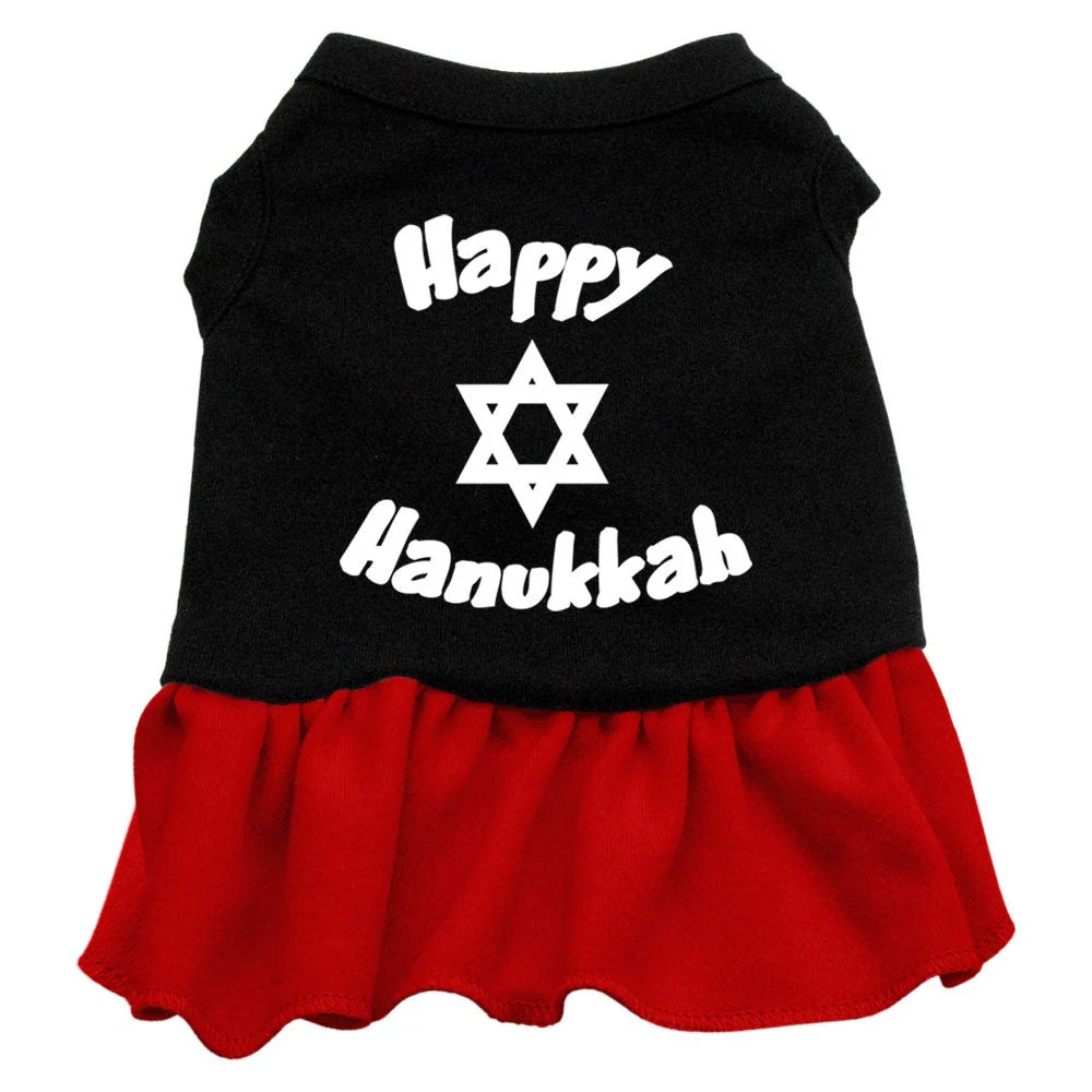 Hanukkah Pet Dress "Happy Hanukkah" - Image 2