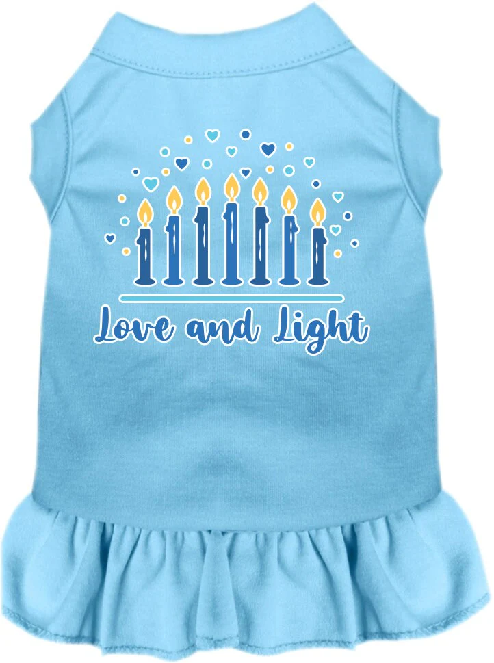 Hanukkah Pet Dress "Love and Light" - Image 3