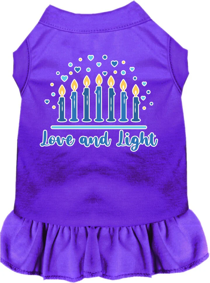 Hanukkah Pet Dress "Love and Light" - Image 6
