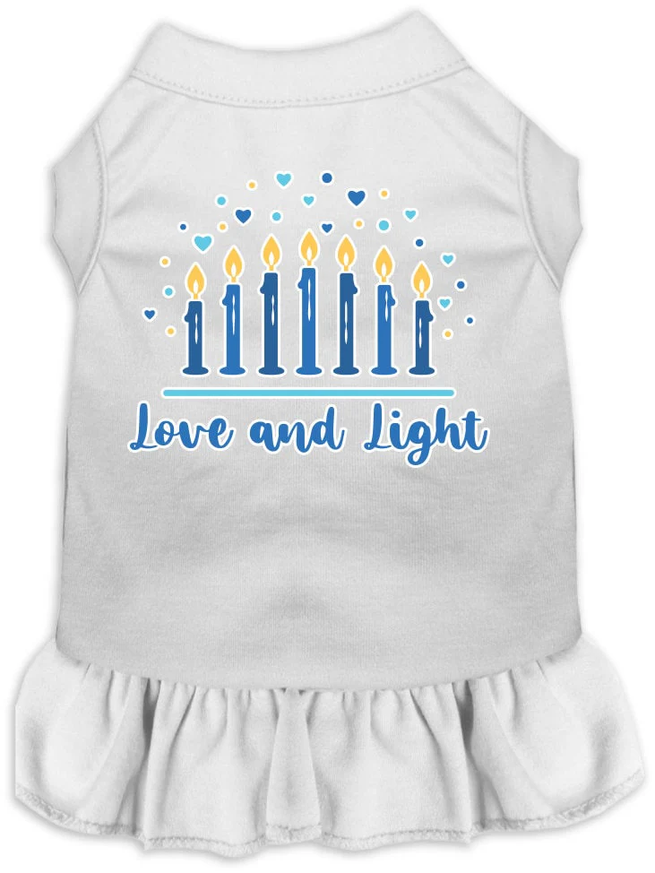 Hanukkah Pet Dress "Love and Light" - Image 7