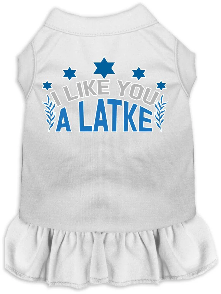 Hanukkah Pet Dress "Oy To The World" - Image 9