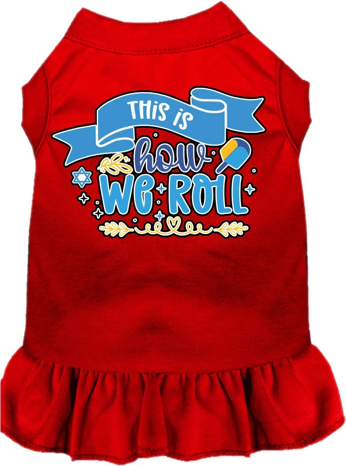 Hanukkah Pet Dress "This Is How We Roll" - Image 10