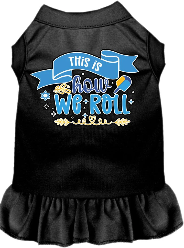 Hanukkah Pet Dress "This Is How We Roll" - Image 4