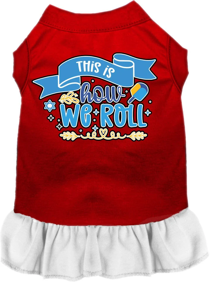 Hanukkah Pet Dress "This Is How We Roll" - Image 8