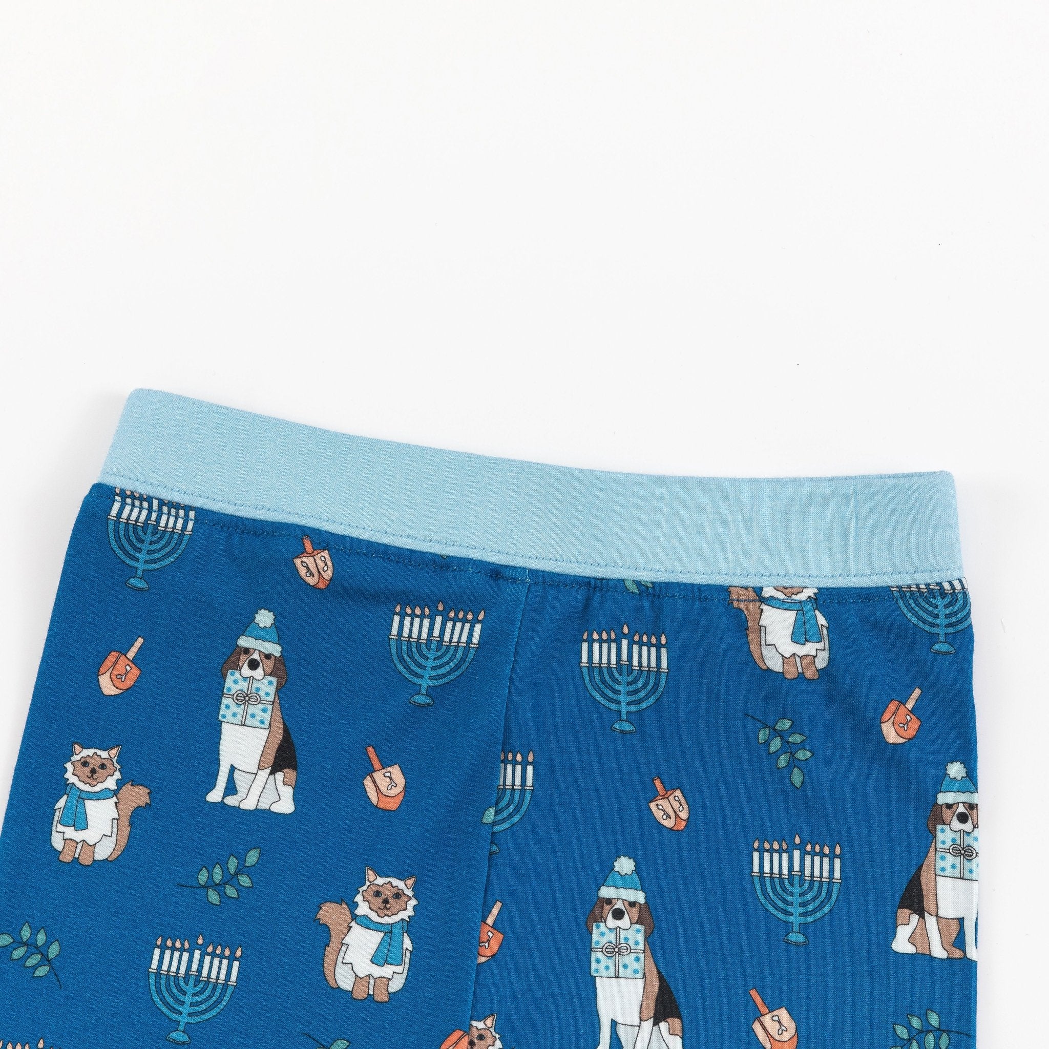 Hanukkah Pets (Long Sleeve PJ) - Blue - Image 7