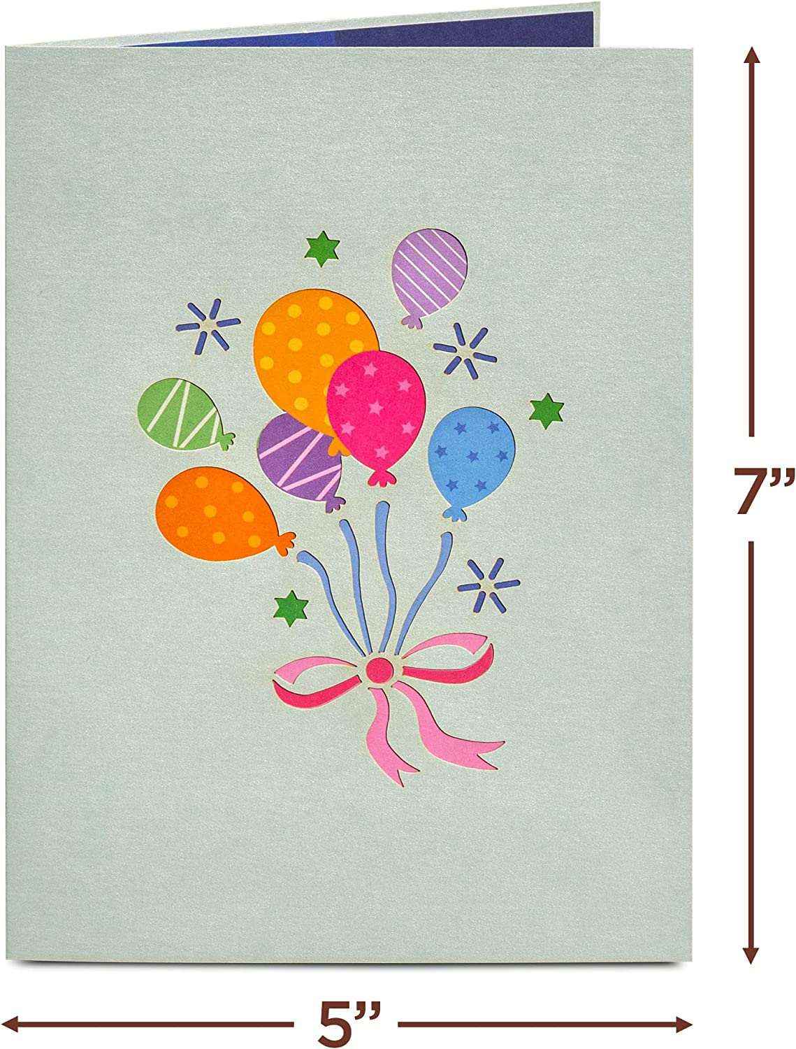 Happy Birthday Balloons Pop Up Card - Image 2