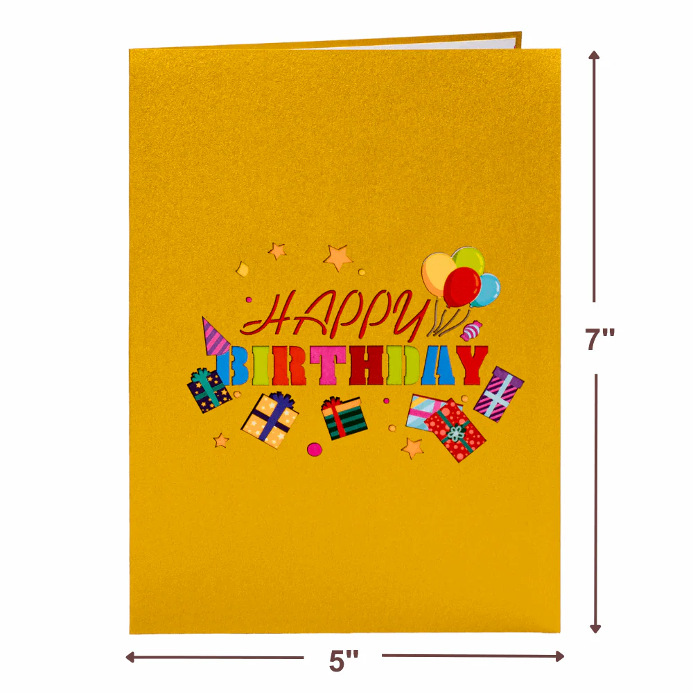 Happy Birthday Card - Pop Up Birthday Card - Image 3