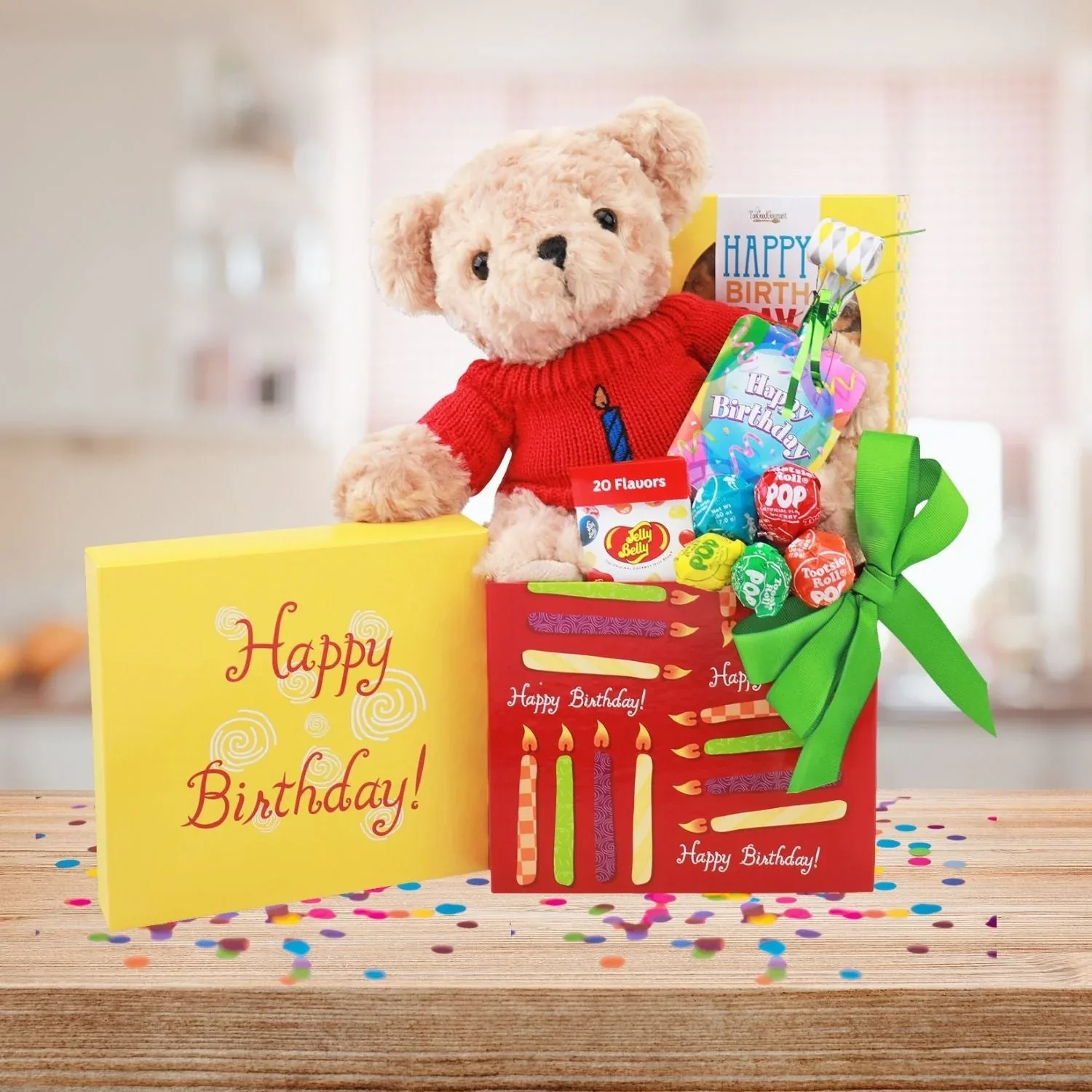 Happy Birthday Celebrations Bear Gift Box - Image 3