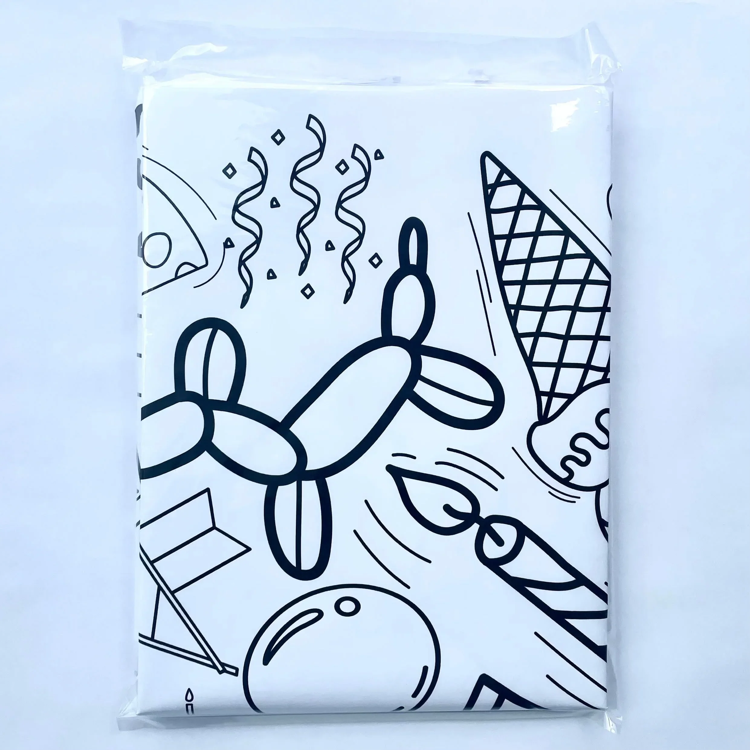 Happy Birthday Coloring Tablecloth - Image 9
