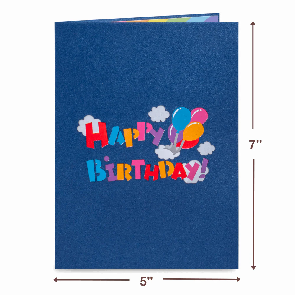 Happy Birthday Train Pop Up Card - Image 2