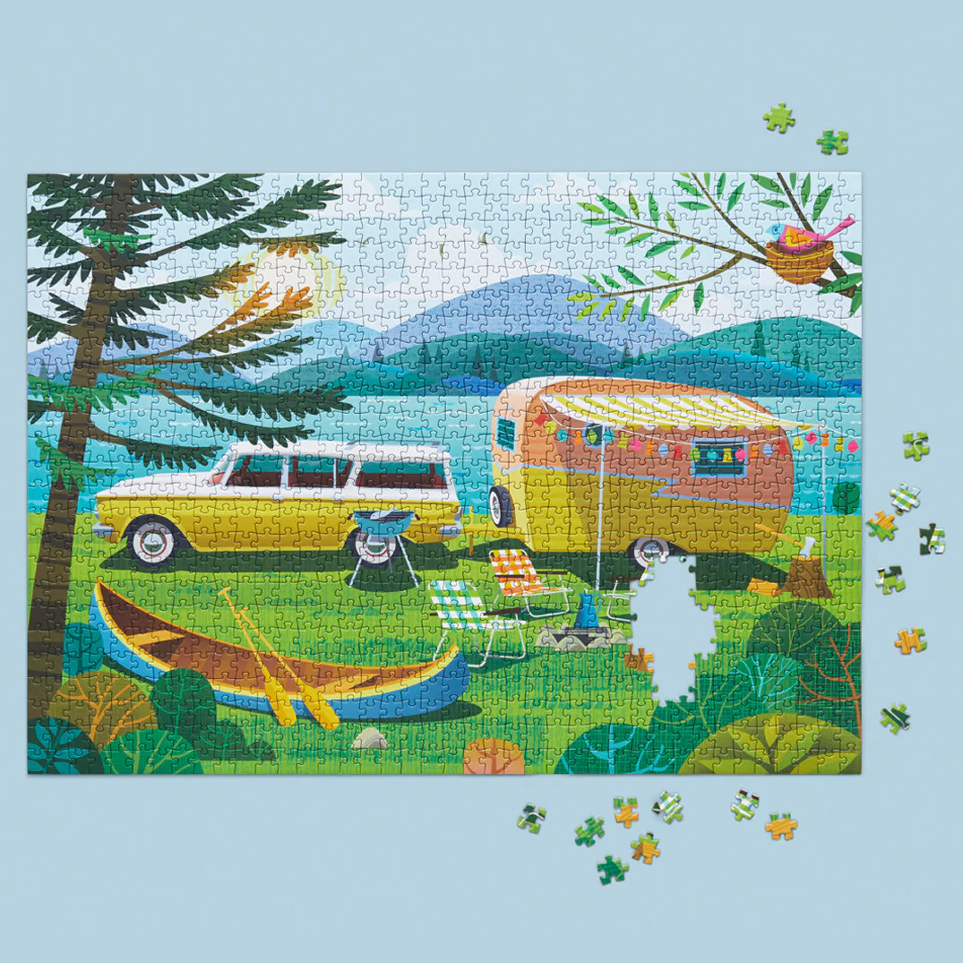 Happy Camper 1000 Piece Puzzle - Image 2