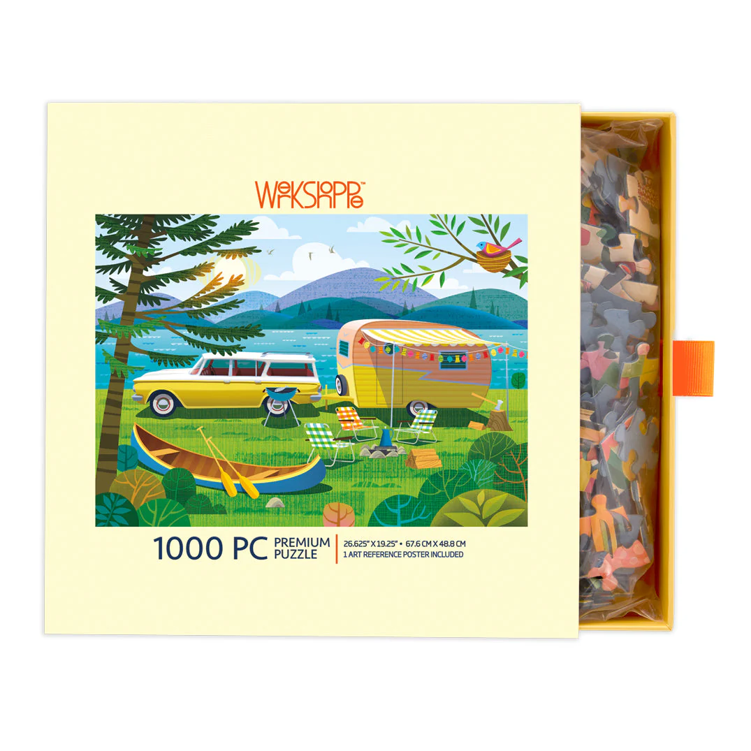Happy Camper 1000 Piece Puzzle - Image 3