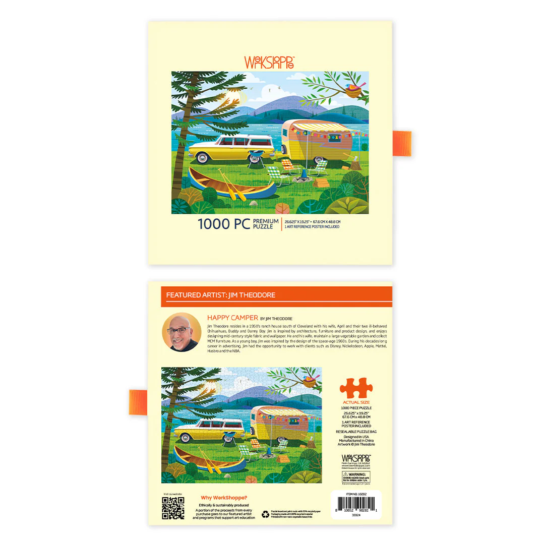 Happy Camper 1000 Piece Puzzle - Image 4