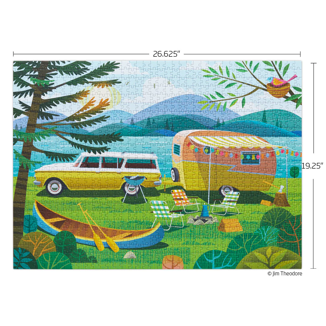 Happy Camper 1000 Piece Puzzle - Image 5