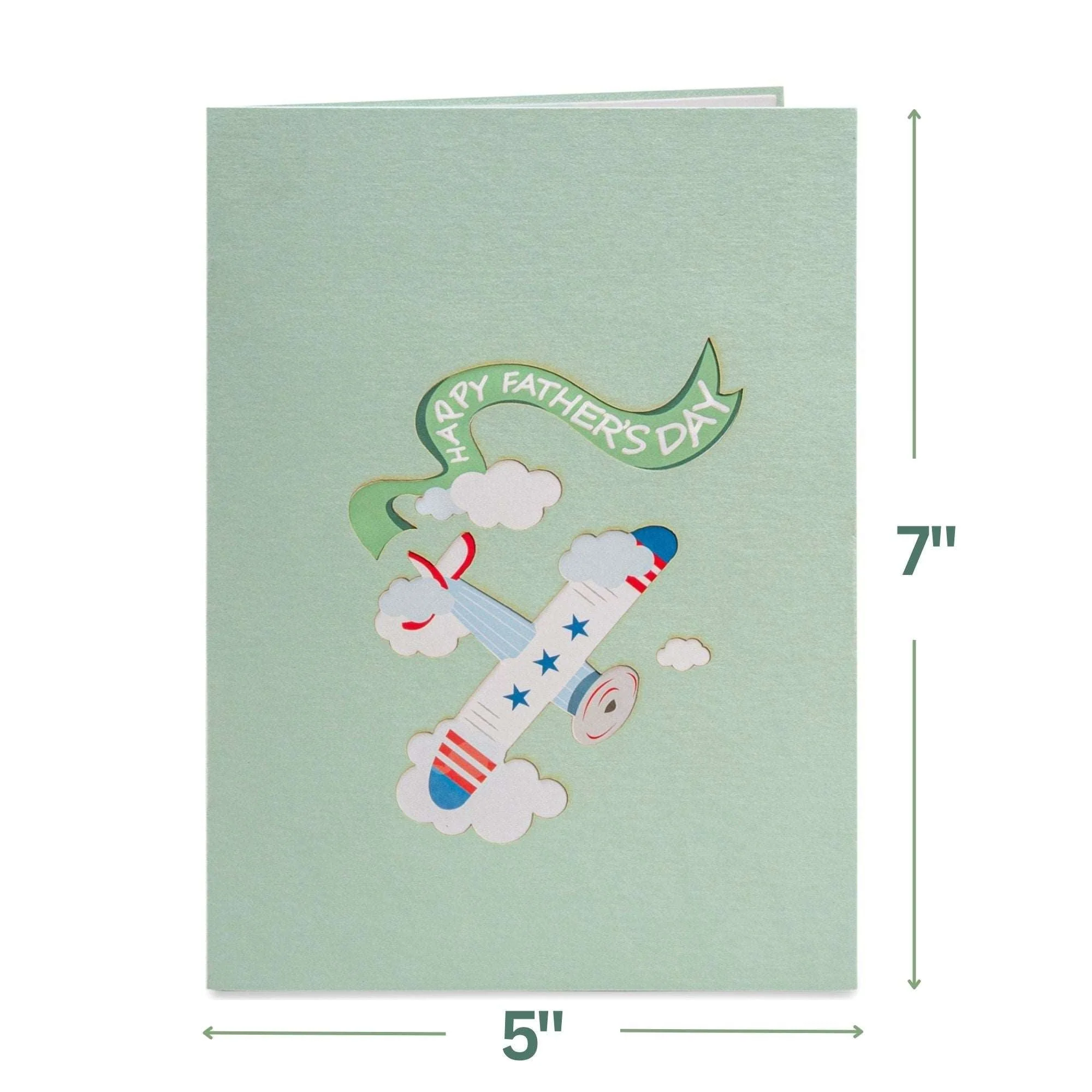 Happy Fathers Day Plane Pop Up Card - Image 3
