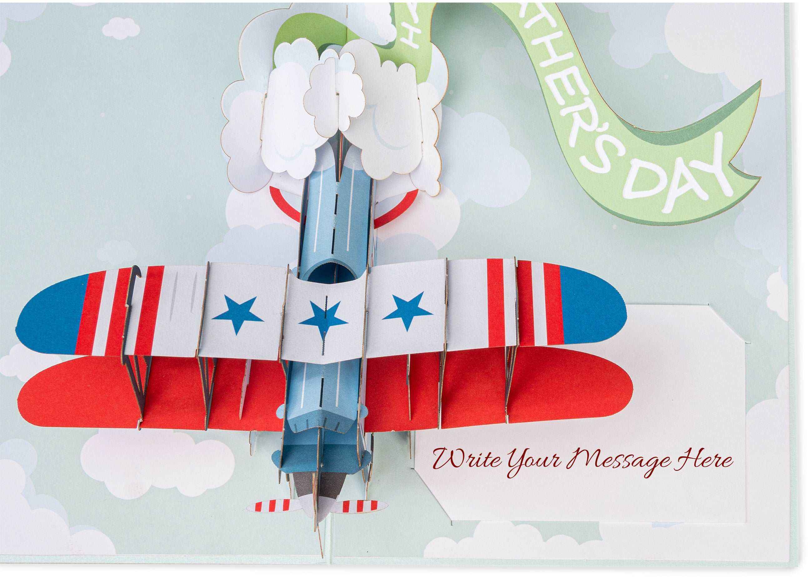 Happy Fathers Day Plane Pop Up Card - Image 7