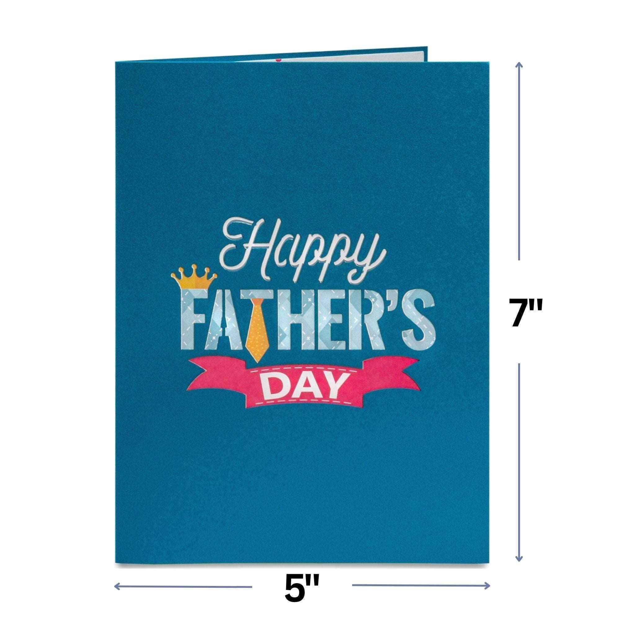 Happy Fathers Day Pop Up Card - Image 3