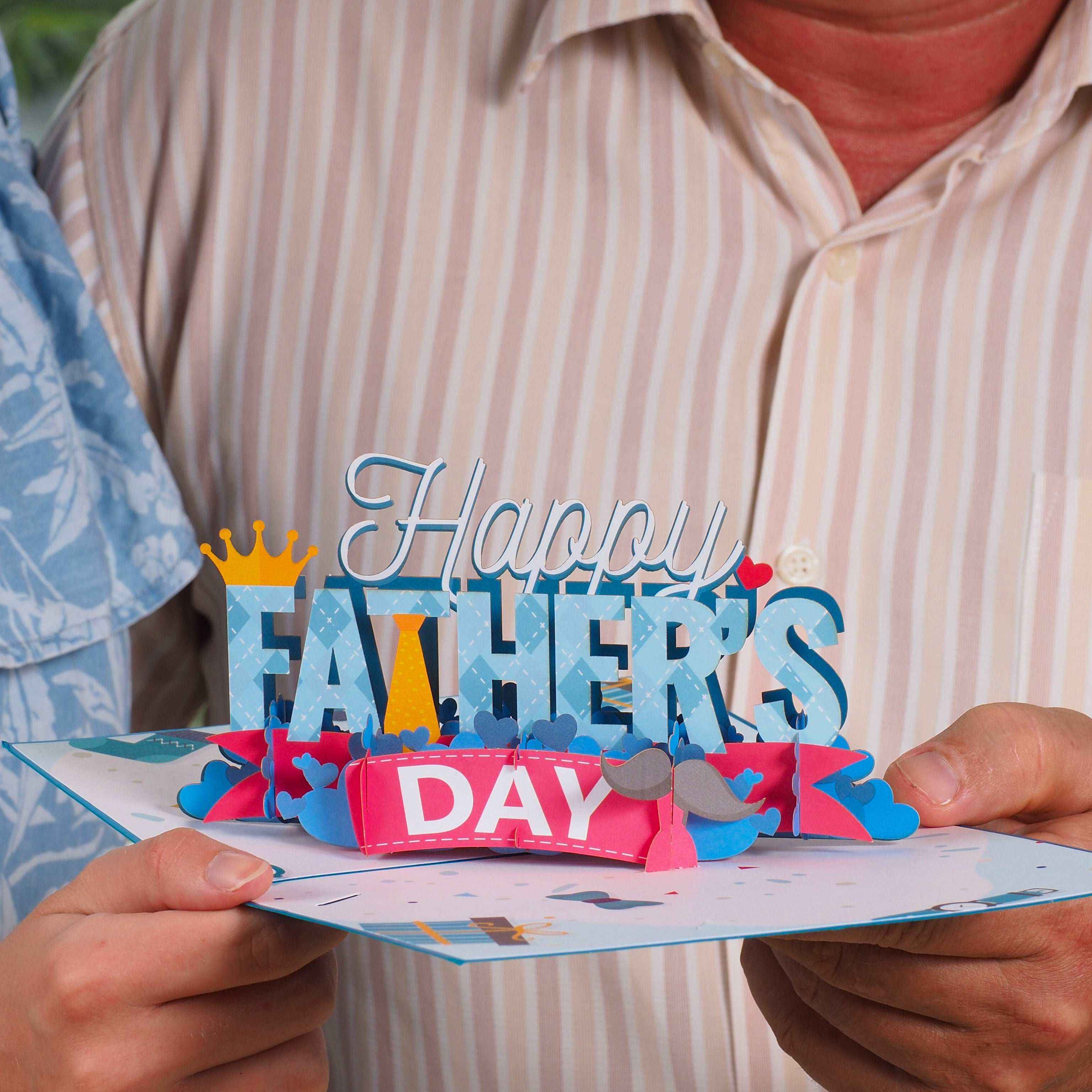 Happy Fathers Day Pop Up Card - Image 4