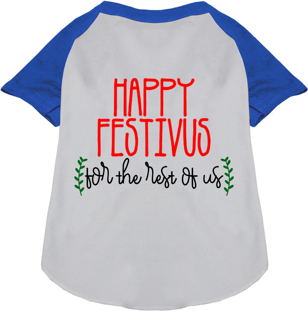 Happy Festivus Pet Raglan Shirt - Image 4