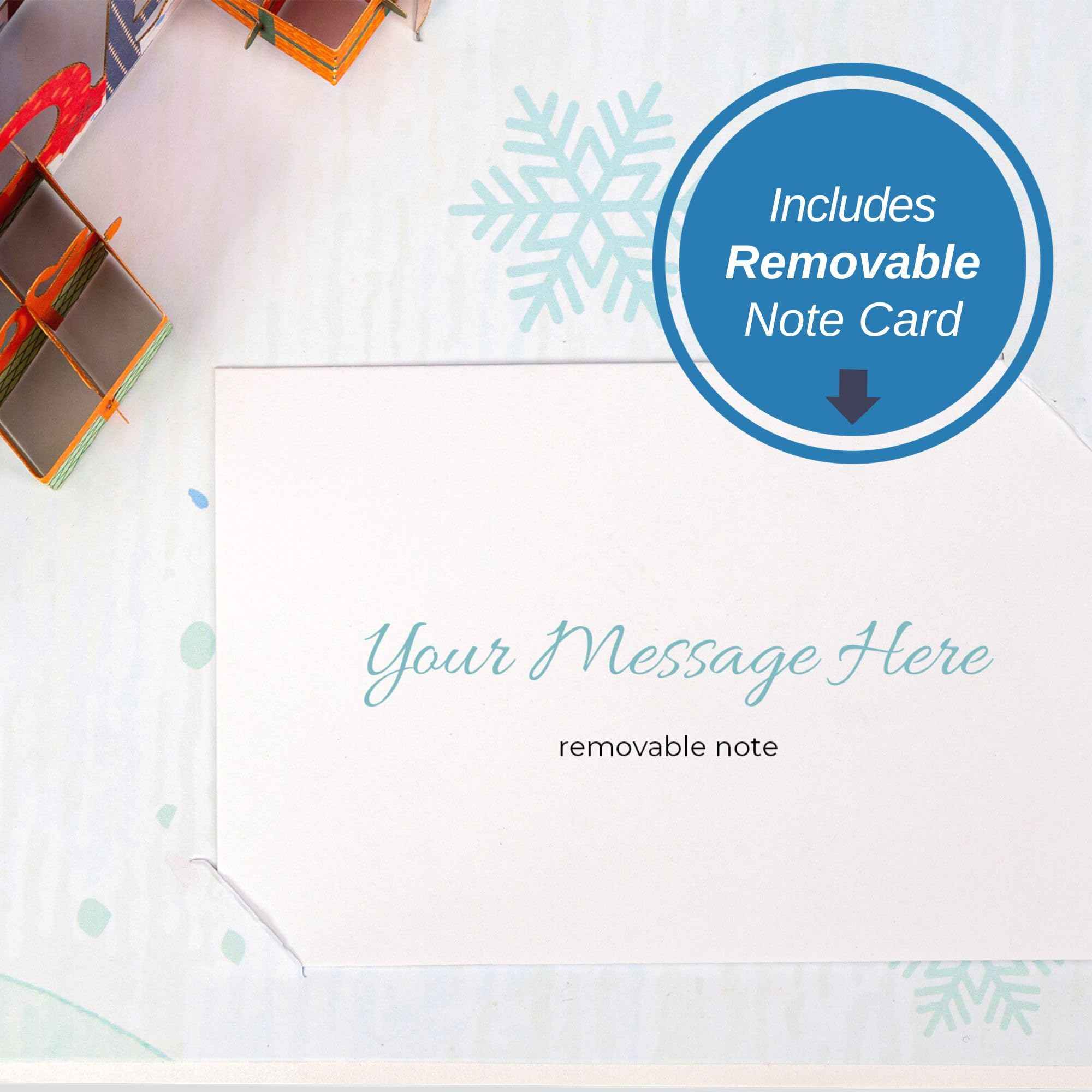Happy Holidays Pop Up Christmas Card - Image 5