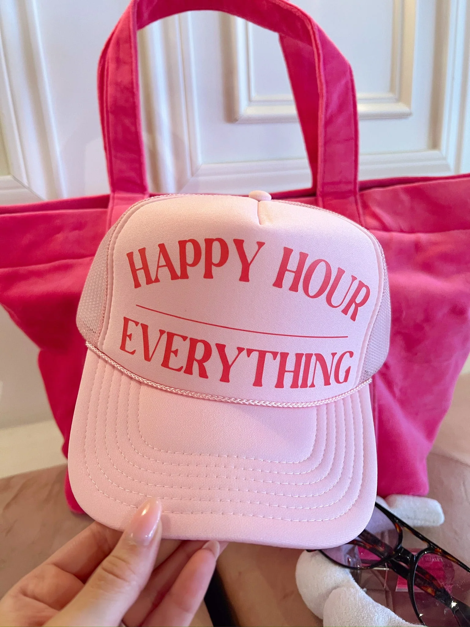 Happy Hour / Everything Trucker Hat - Image 2