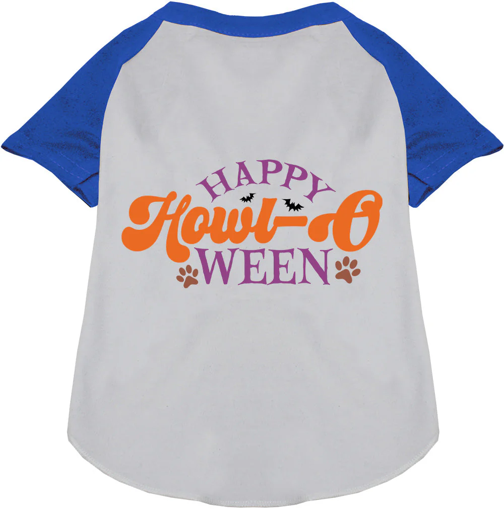 Happy Howl-Oween Pet Raglan Shirt - Image 4