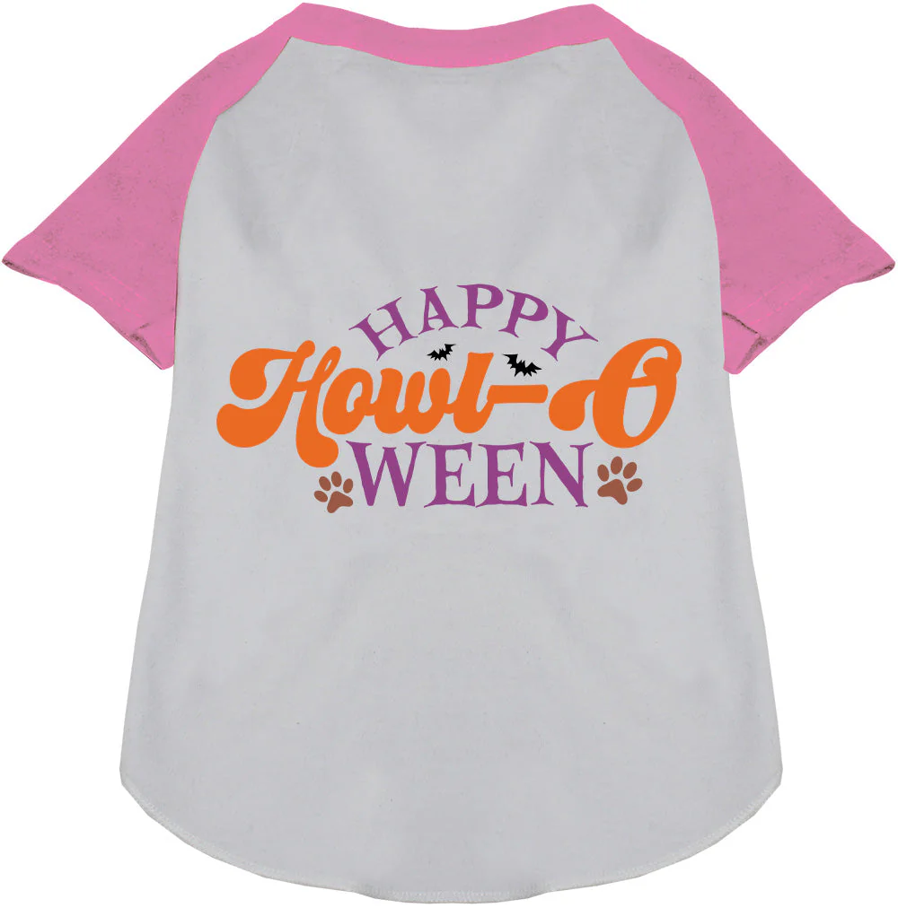 Happy Howl-Oween Pet Raglan Shirt - Image 6