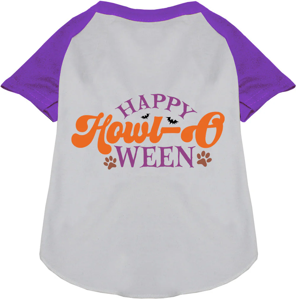 Happy Howl-Oween Pet Raglan Shirt - Image 7