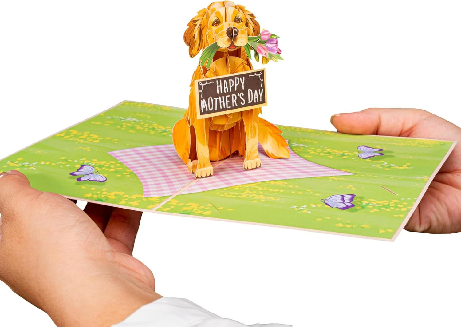 Happy Mother's Day Dog Pop Up Card - 5" x 7" - Image 2