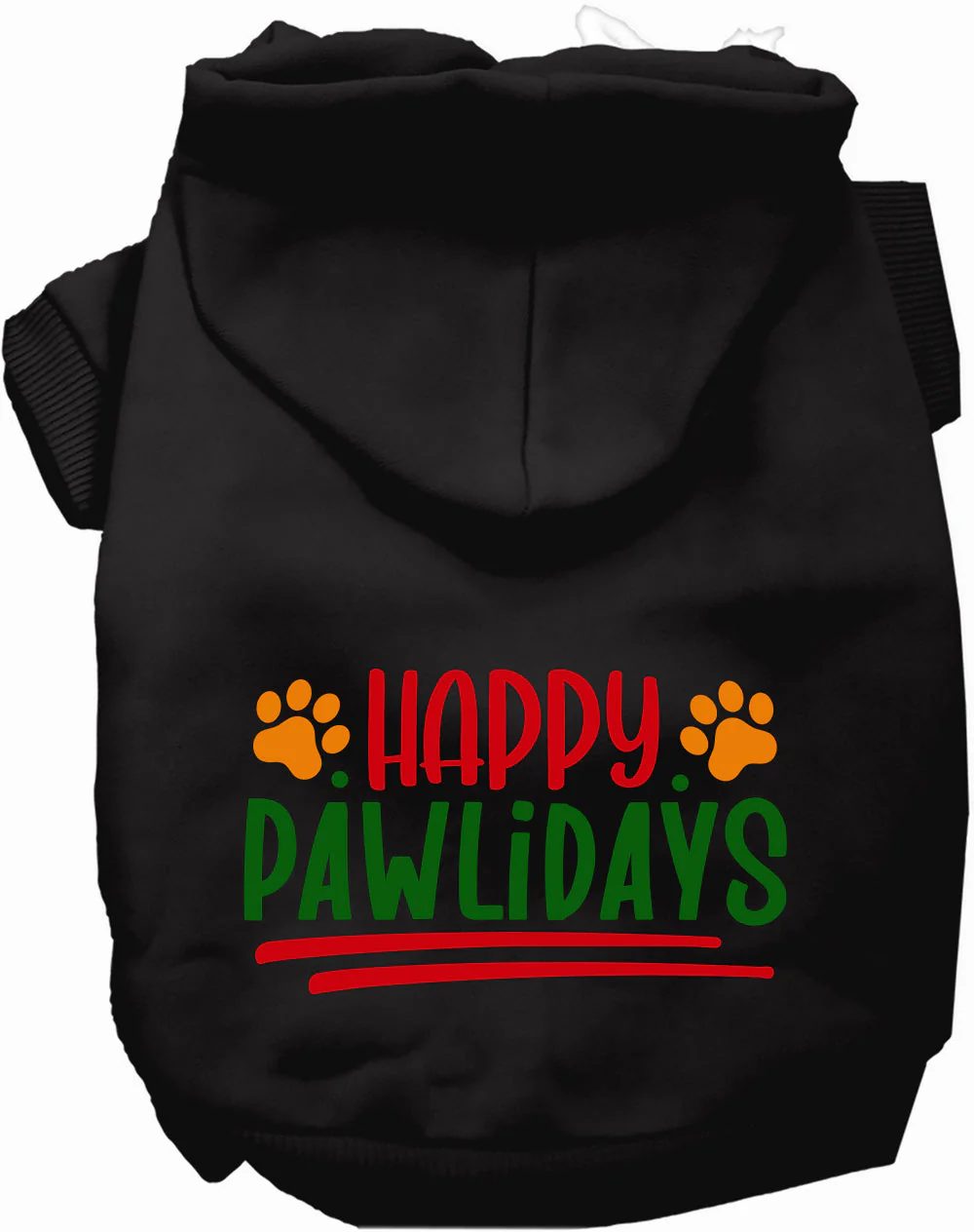 Happy Pawlidays Holiday Pet Hoodie - Image 4