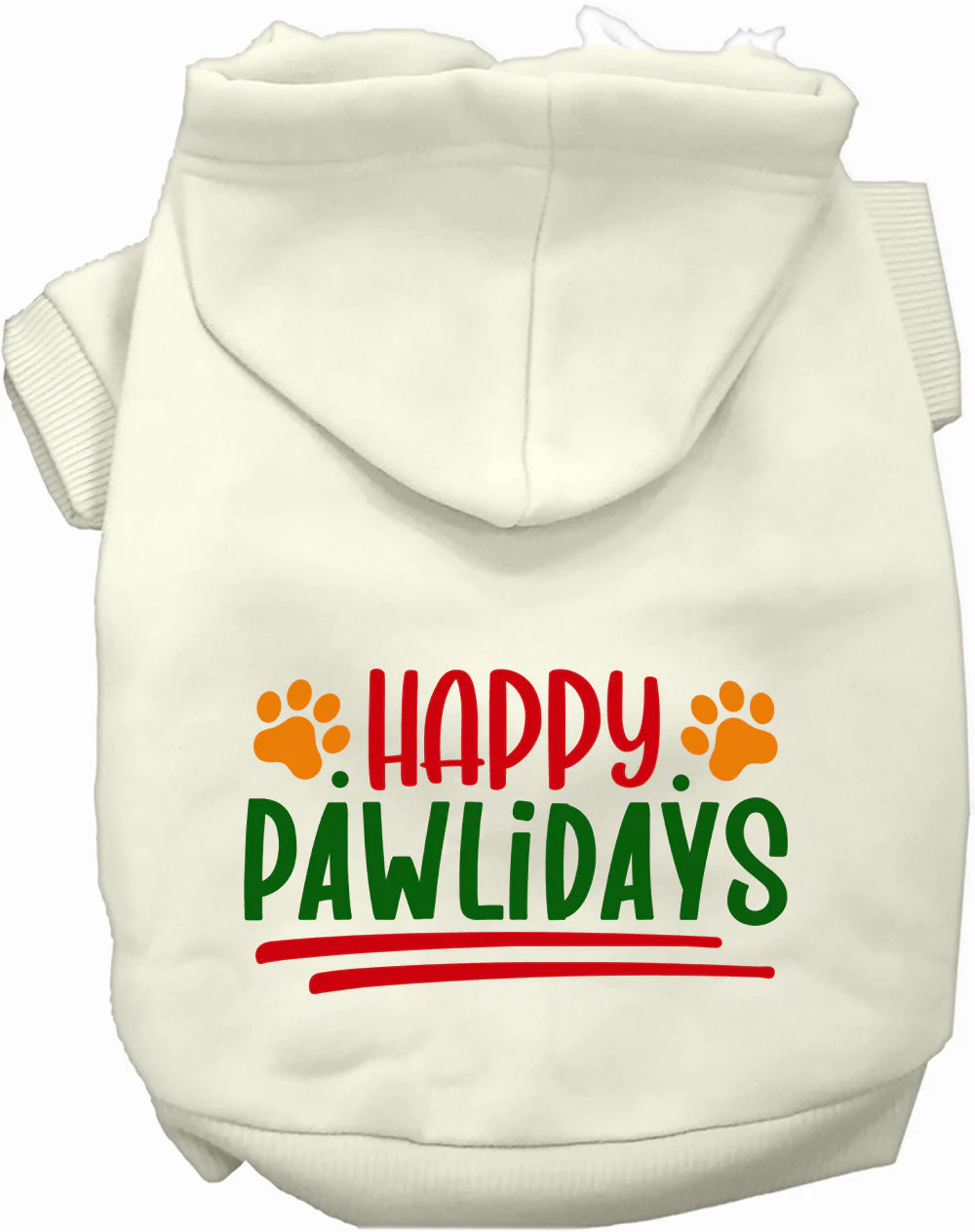 Happy Pawlidays Holiday Pet Hoodie - Image 6