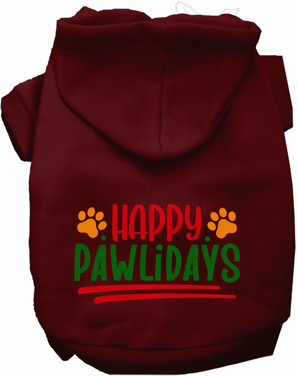 Happy Pawlidays Holiday Pet Hoodie - Image 9