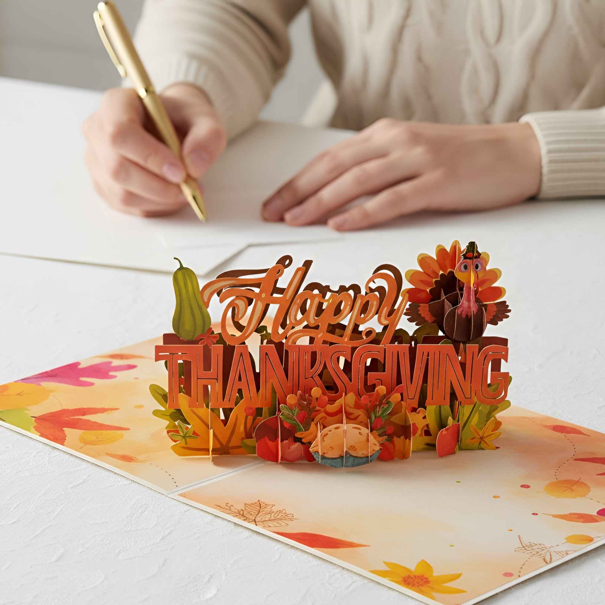 Happy Thanksgiving Frndly Pop Up Card - Image 3
