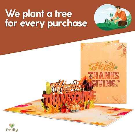 Happy Thanksgiving Frndly Pop Up Card - Image 7