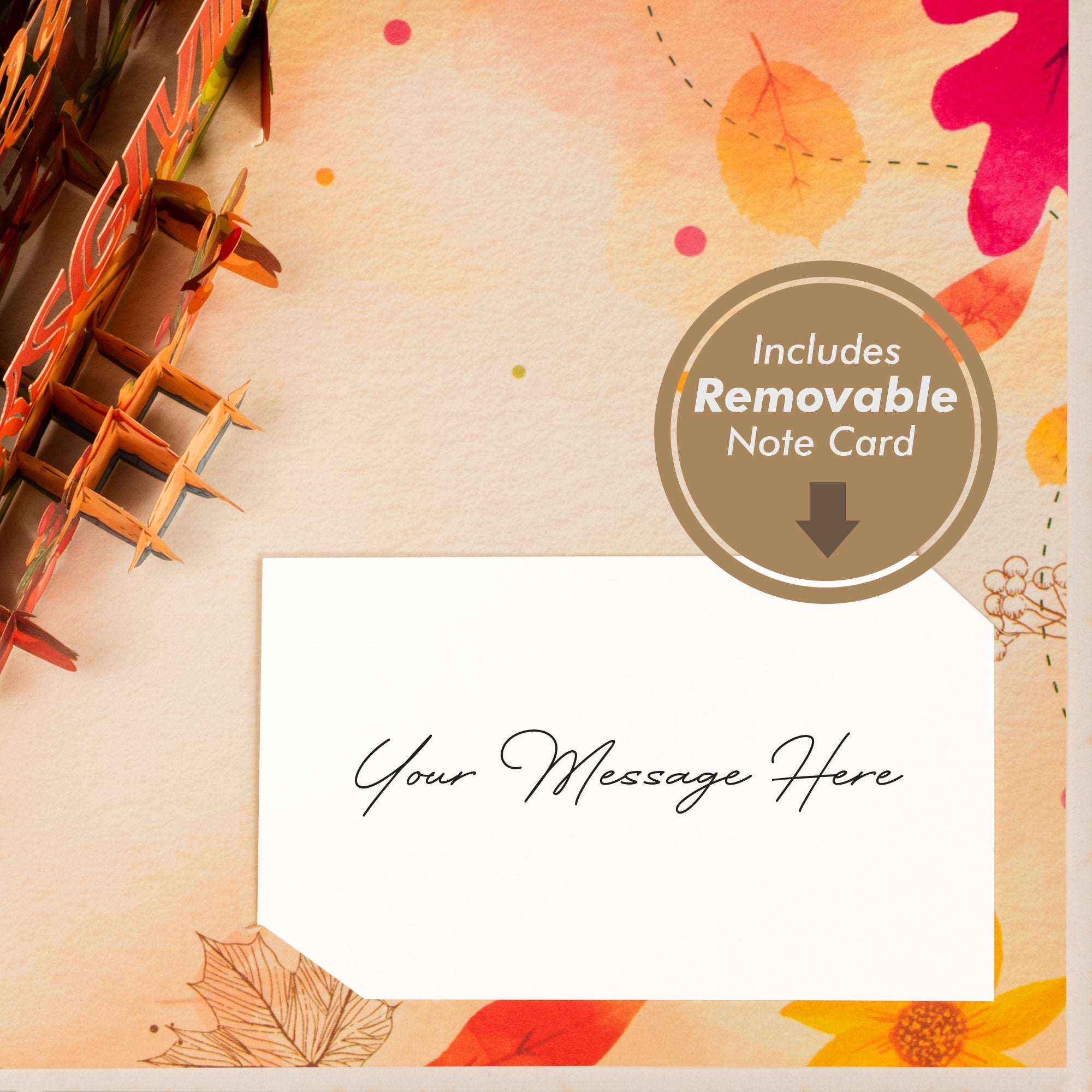 Happy Thanksgiving Frndly Pop Up Card - Image 9