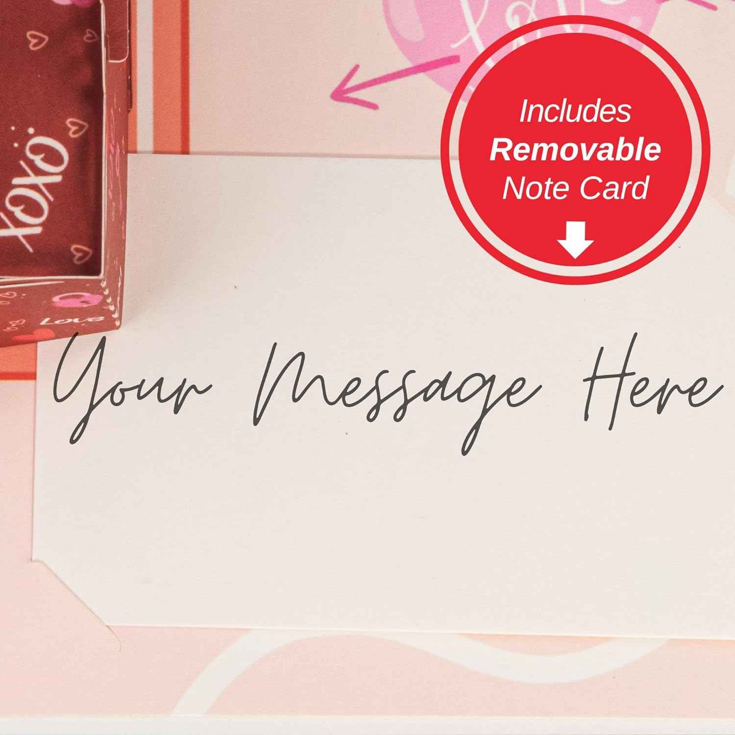 Happy Valentines Day Pop Up Card - Frndly 5" x 7" - Image 4