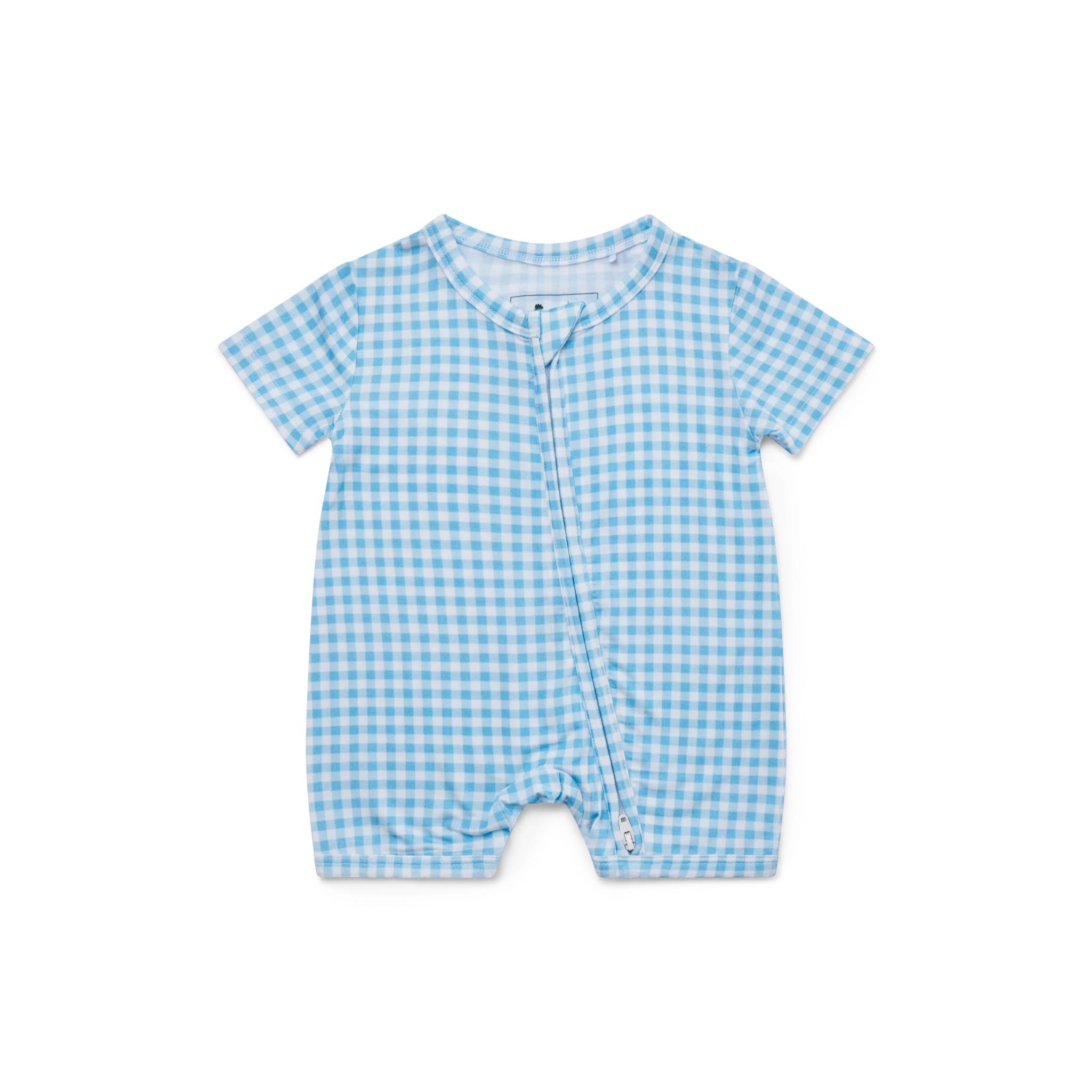 Harbor Gingham Short Sleeve & Shorts Bamboo Sleeper - Image 2