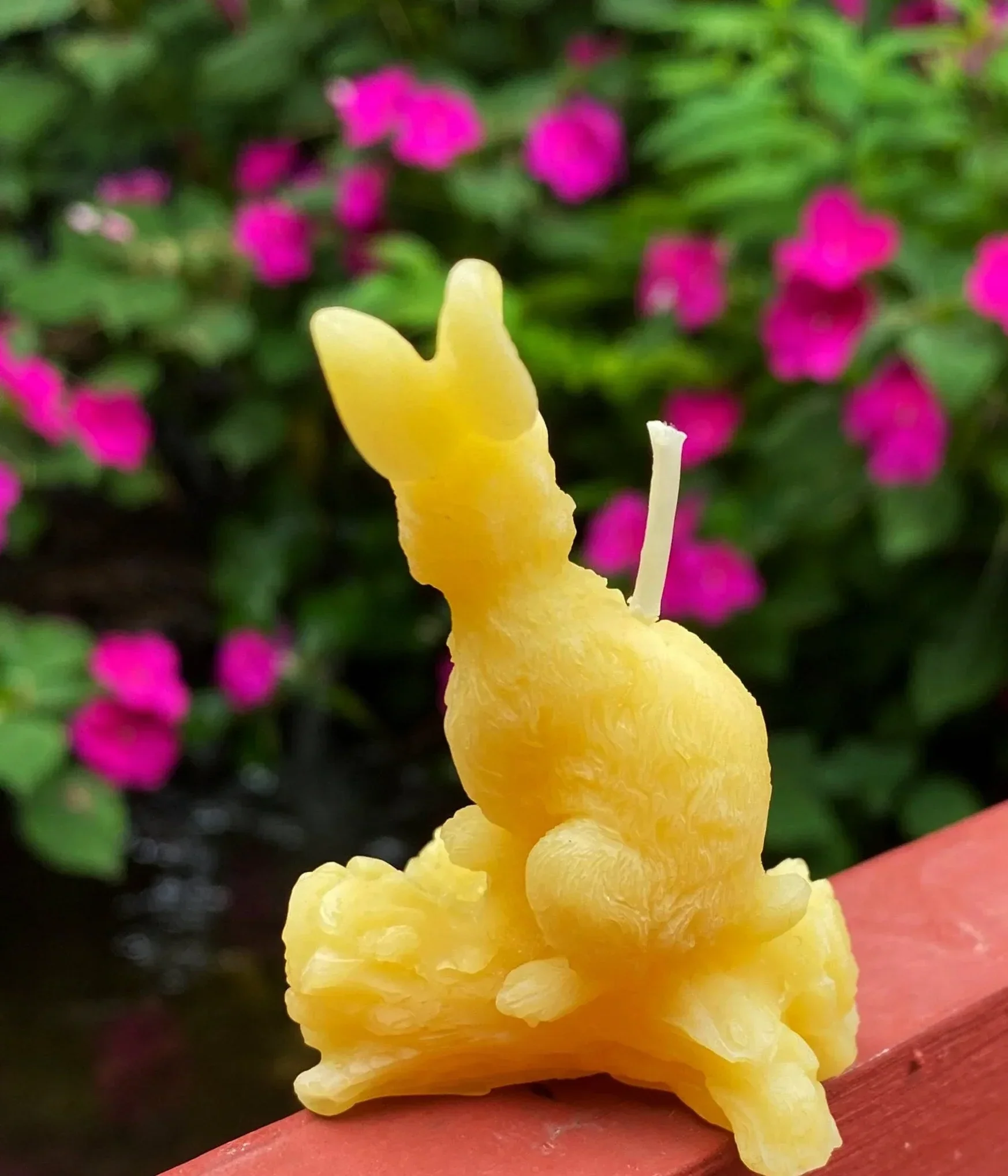 Hare Beeswax Candle - Image 3