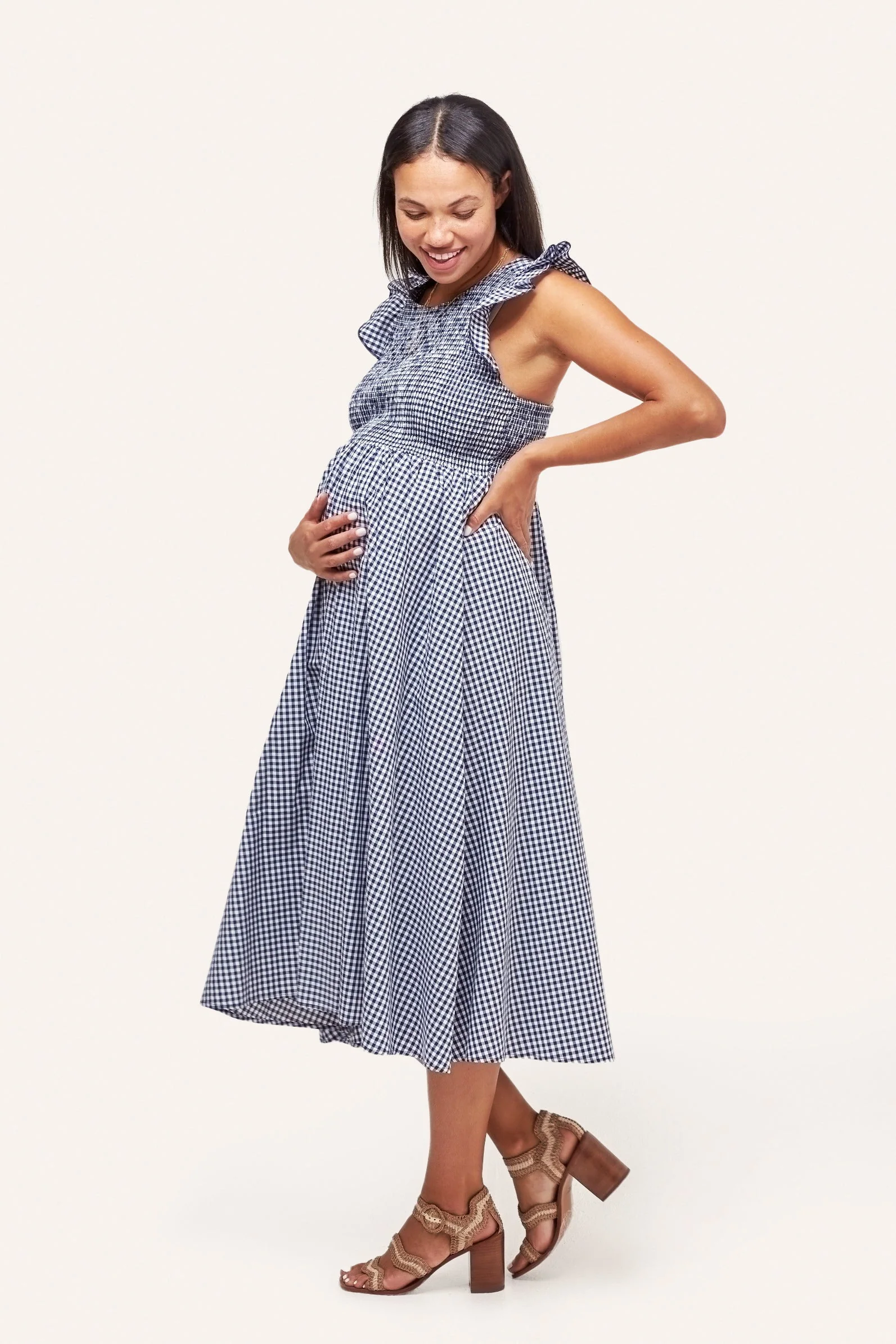 Harper Smocked During + After Dress - Image 2