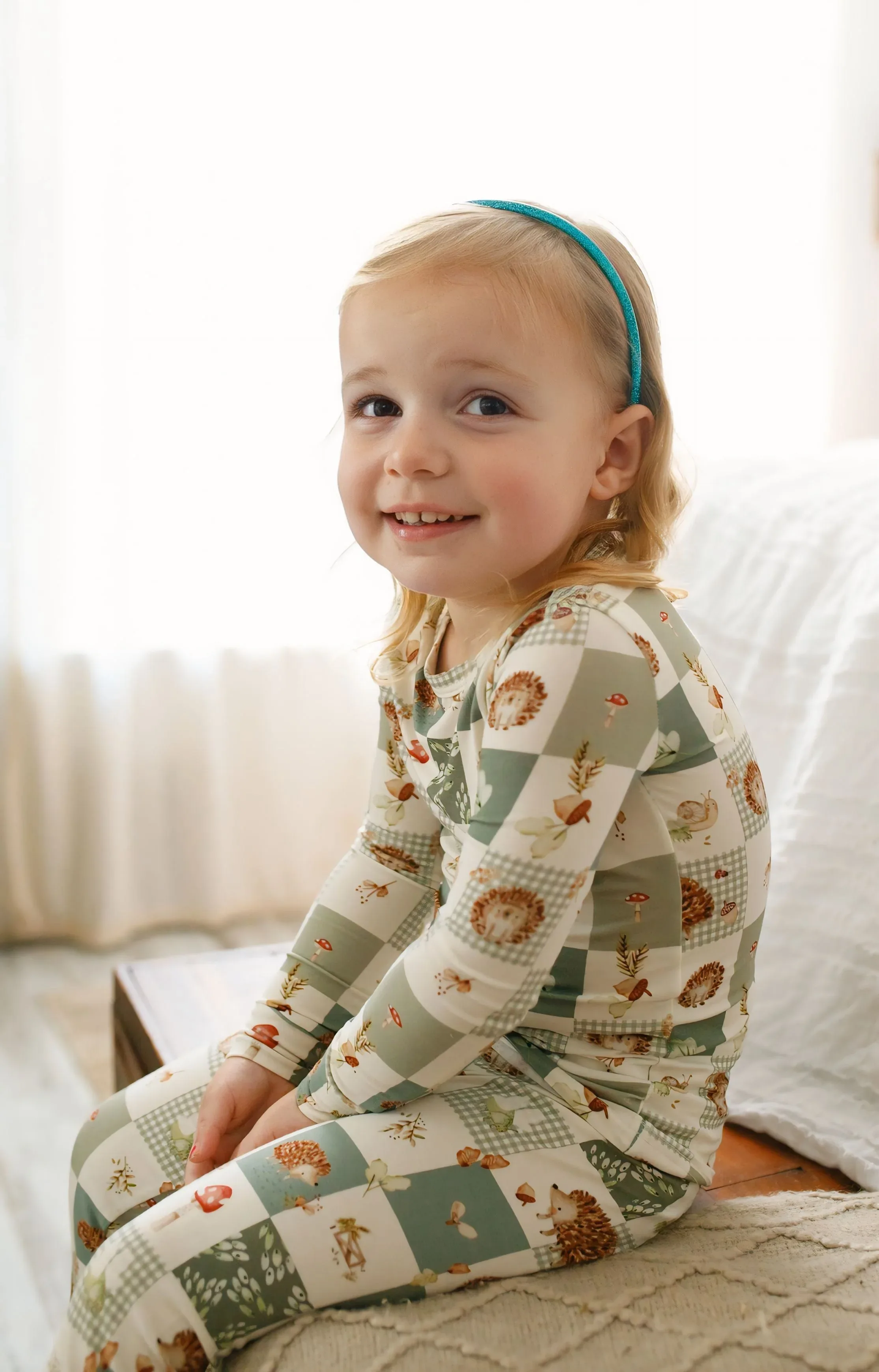 Harvest Hedgehogs 2pc Bamboo Pajamas - Image 12