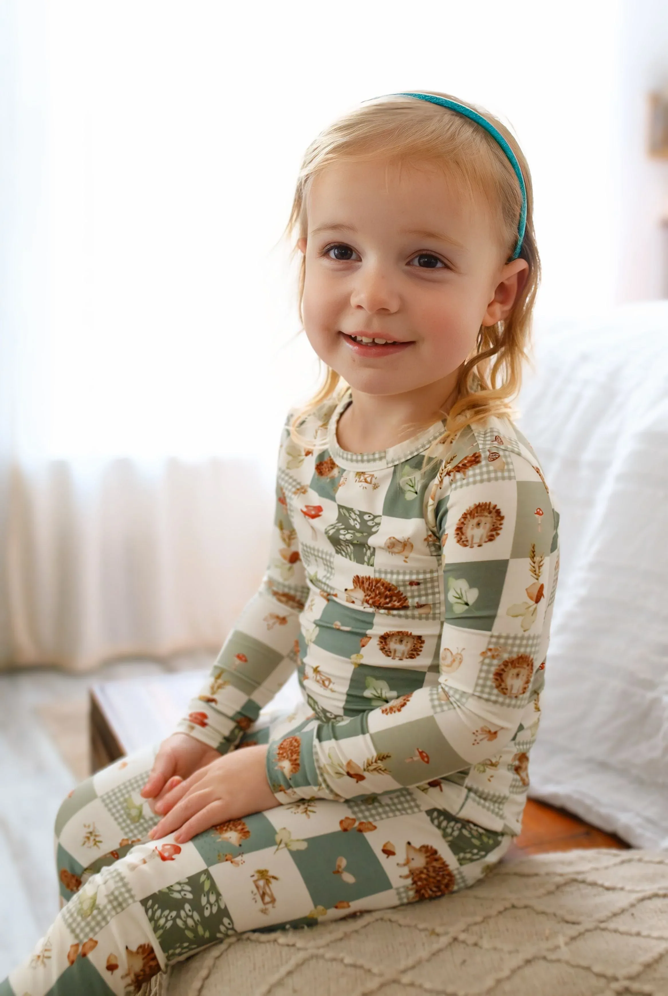 Harvest Hedgehogs 2pc Bamboo Pajamas - Image 13