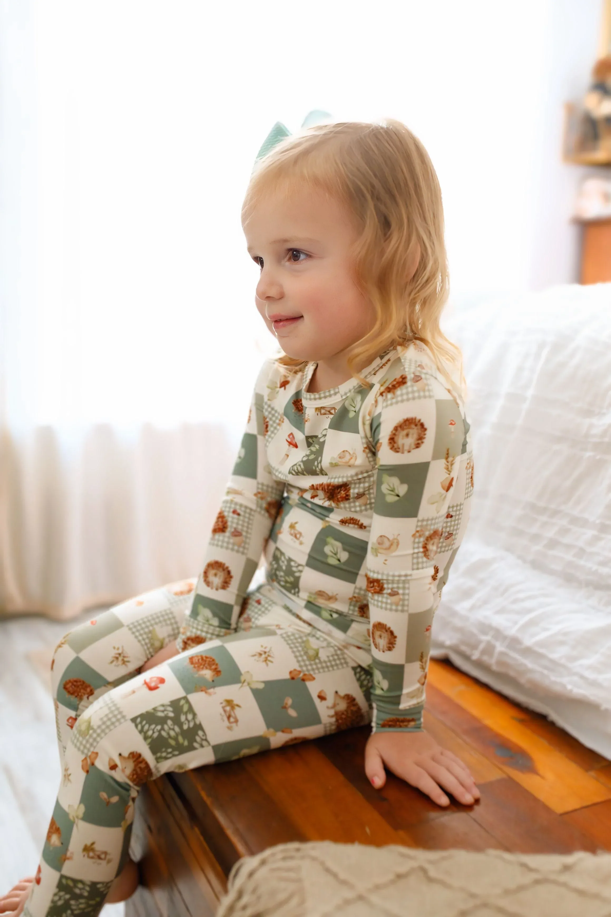 Harvest Hedgehogs 2pc Bamboo Pajamas - Image 4