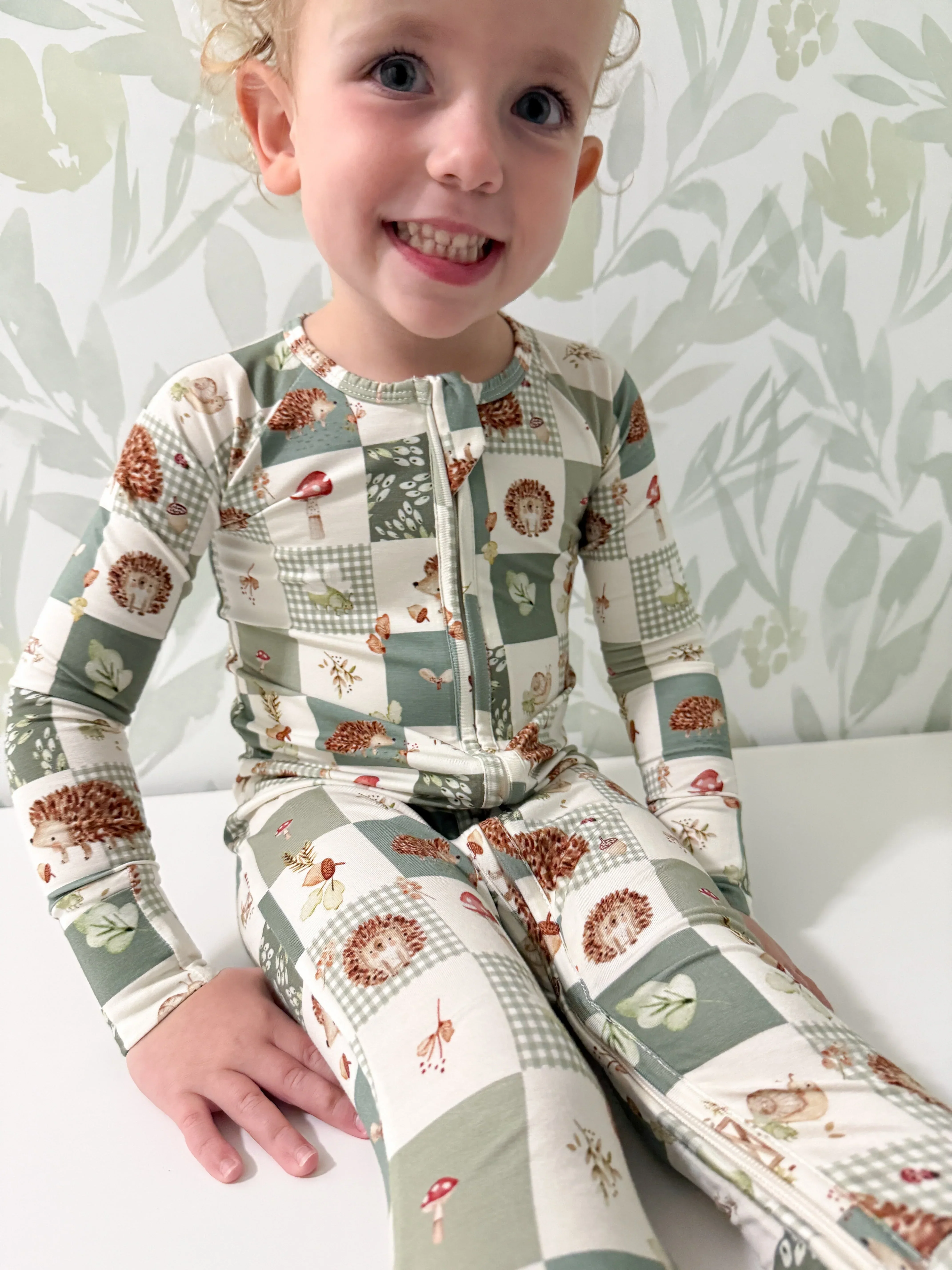 Harvest Hedgehogs Bamboo Zippy Pajamas - Image 12