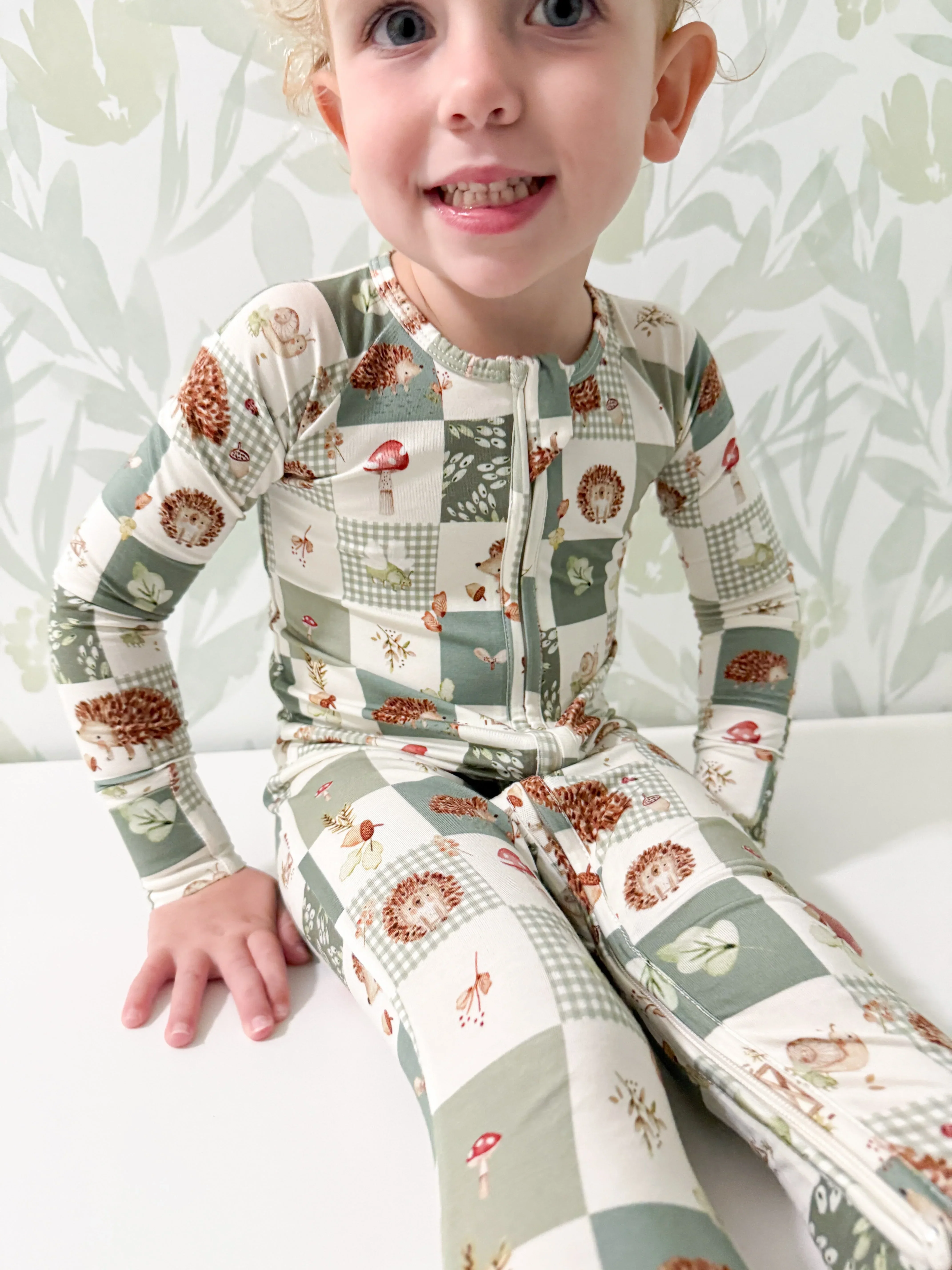 Harvest Hedgehogs Bamboo Zippy Pajamas - Image 13