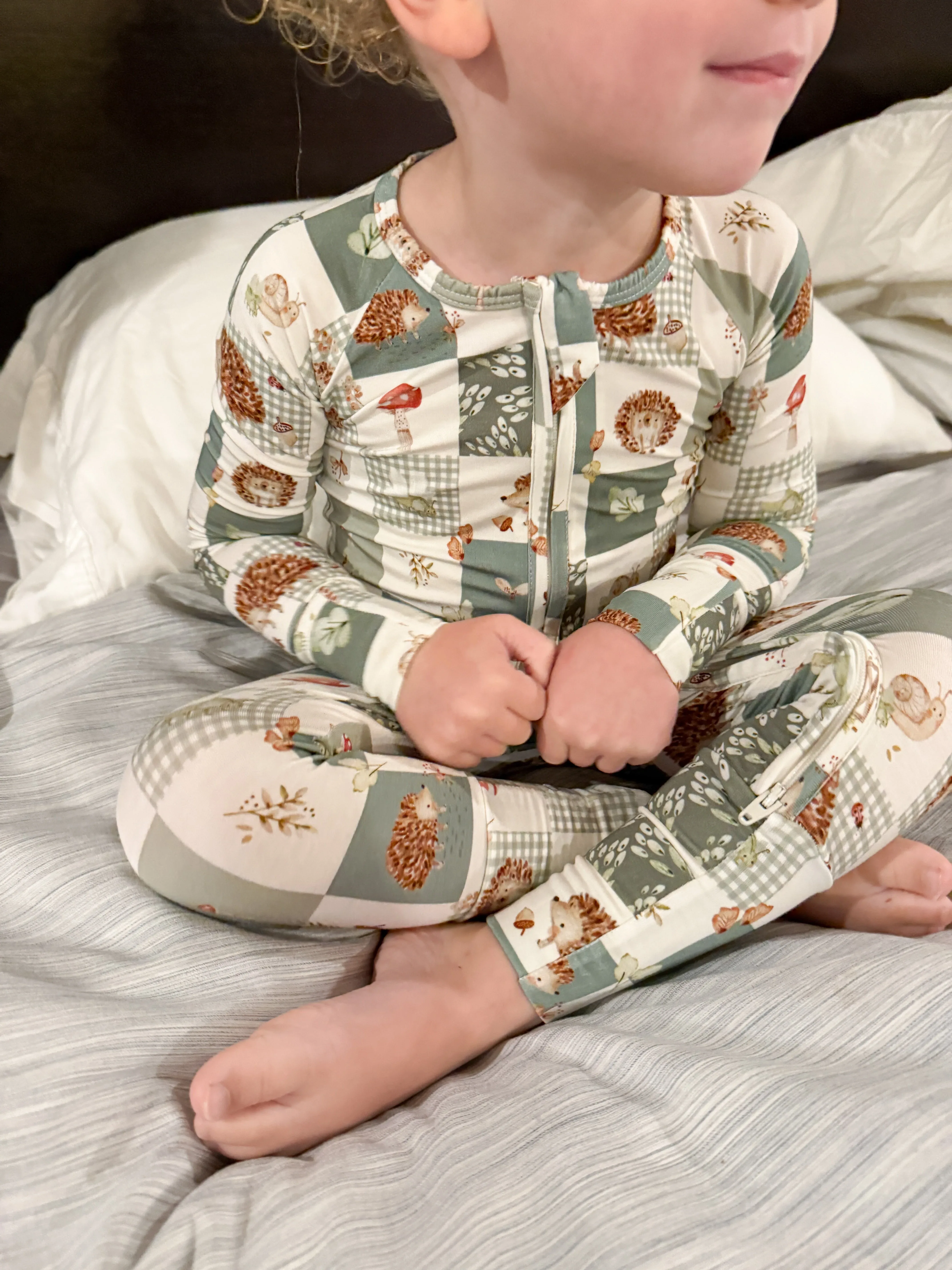 Harvest Hedgehogs Bamboo Zippy Pajamas - Image 14